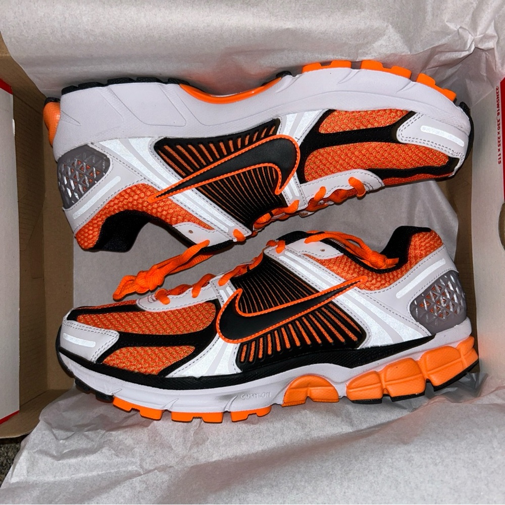 Nike Orange and Black Running Shoes size 10 “vomero 5”